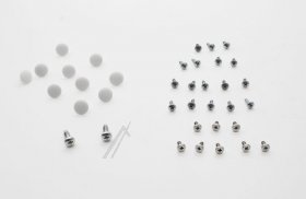 Square Plug - C00504889 482000094634 Middle Hinge Screw Ca P(small)new(s w ) [Whirlpool Indesit]