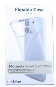 Mobilize Leather Bag Gsm - 28728 Mobilize Gelly Case Motorola Moto G13 4g-g23 4g Clear