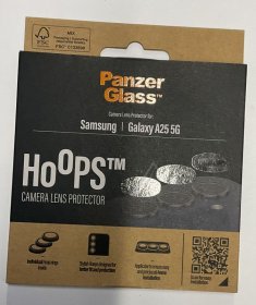 Panzerglass Display Protective Film - 1225 Panzerglass Hoops Camera Lens Protector Samsung Galaxy A25 5g Black
