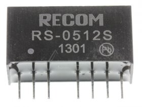 Recom Fixed Voltage Regulator - Dc-dc-converter 4 5-9v:12v 500ma Sip8 - RS-0512S