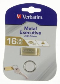Verbatim Usb-stick 3.0 - 16gb Metal Executive Gold Usb 3.0 Drive 16gb