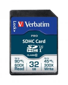 Verbatim Memorycard - 32gb Secure Digital Card Sdhc Pro Uhs-3 32gb Class 10