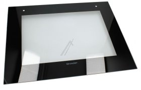 Oven outer Door - 20881750 Outer Glass Assembly (b-in Flat Inox) [Vestel]