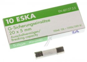 Ceramic Fuse 5x20mm - 1 0a-t | Time Lag Ceramic Fuse | 20mm | 10 Pack -
