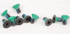 Segway Ninebot Screw - Ab 00 0005 16 Hexagon Socket Countersunk Head Black Zinc Plated Waterproof Screws M3x8 e22 k014