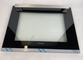 Oven Door - 20914135 Flat Prf Comp Door(b-in black type5) [Vestel]