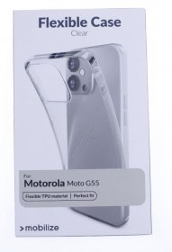Mobilize Leather Bag Gsm - 80023 Mobilize Gelly Case Motorola Moto G55 Clear