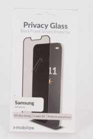Mobilize Display Protective Film - 58093 Mobilize Privacy Glass Screen Protector - Black Frame - For Samsung Galaxy S25 Ultra 5g