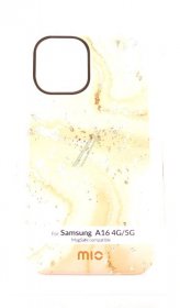 Mio By Mobilize Leather Bag Gsm - 80131 Mio Gold Marble Magsafe Compatible For Samsung A16 4g-5g