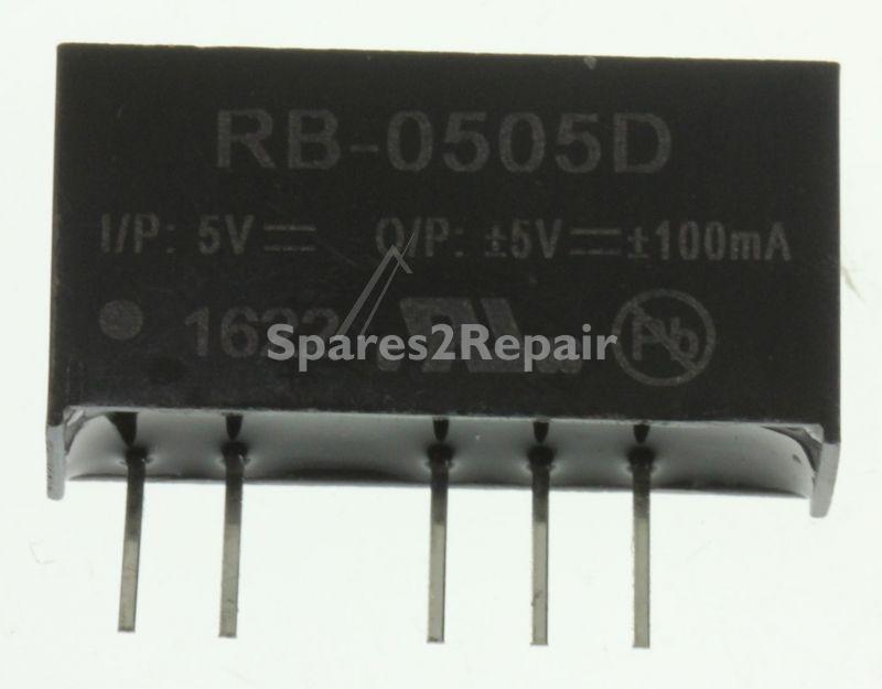 Recom Fixed Voltage Regulator - Dc-dc-converter 5v:+--5v+--100ma Sip7 - RB-0505D
