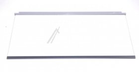 Glass Panel - C00323435 480132101256 Glass Shelf Ffc +gw & Silver Profiles [Whirlpool Indesit]