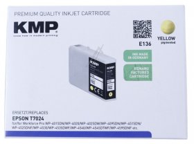 Kmp Cartridge - 1620 4009 E136 Ink Cartridge Yellow 21ml