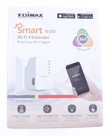 Edimax Repeater Wireless-lan - N300 Wlan Repeater,accesspoint,bridge, 300mbit