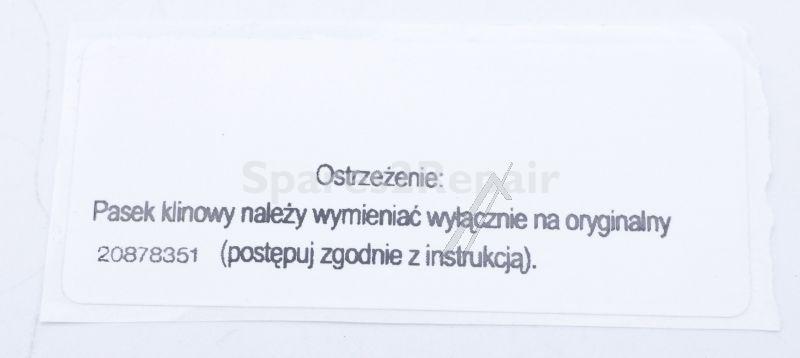 Drive Belts - Belt Label--bldc-polonya [Vestel]