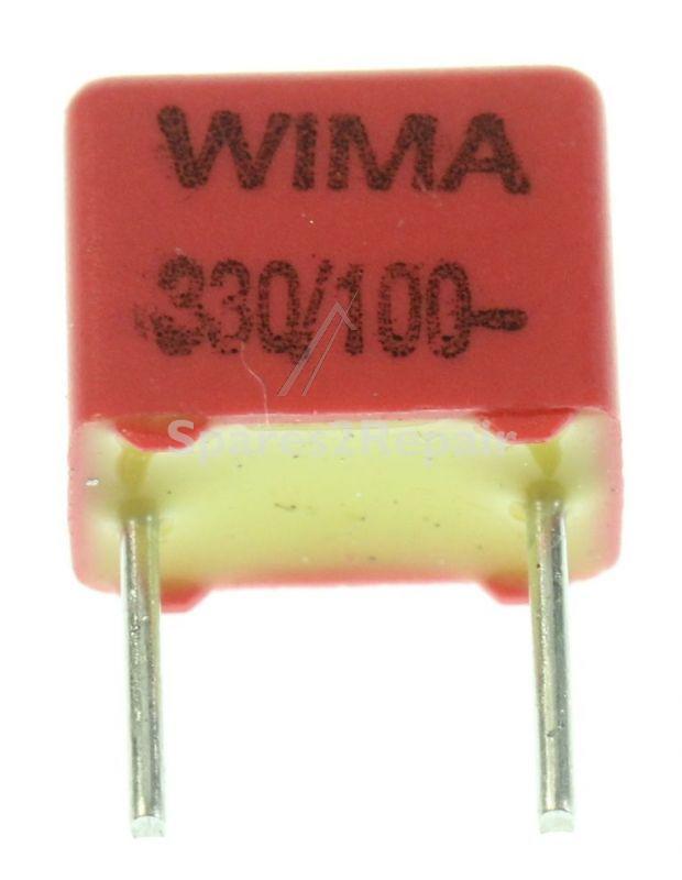 Wima Foil Capacitor - 330pf-100v Fkp2-impulskondensator Rm=5mm -rohs-konform-