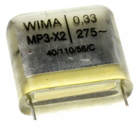 Wima X2 Emi Suppression Capacitor M - 0,33uf-275v Mp3-x2 Capacitor P=22,5 -rohs- 330nf