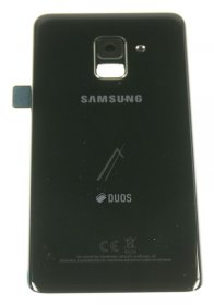 Samsung Battery Compartment Lid - Gh82-15557a Battery Cover Galaxy A8 2018 Duos (sm-a530f-ds) Black