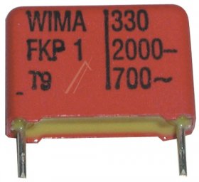 Wima Fkp1 Pulse Capacitor - 330pf-2000v Fkp1u003304c00kssd Fkp1 Pulse Capacitor Rm=15 -rohs Compliant-