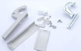 Door Hinges For Fridges - 4250280100 C00921532 Upper Door Brow Hinge Cover-right-white [Arcelik]