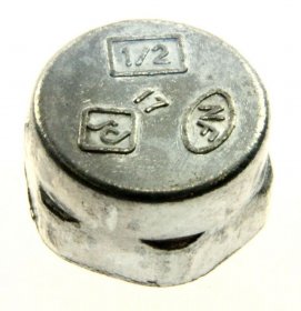 Square Plug - C00004682 482000025913 Blanking Tap 1-2 Gas Threading [Whirlpool Indesit]