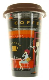 Thermo Cup - Dlsc066 5513284501 Double Wall Ceramic Mug 300ml [Delonghi]