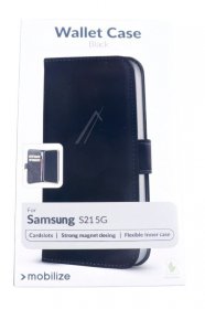 Mobilize Leather Bag Gsm - 26600 Mobilize Classic Gelly Wallet Book Case Samsung Galaxy S21 Black