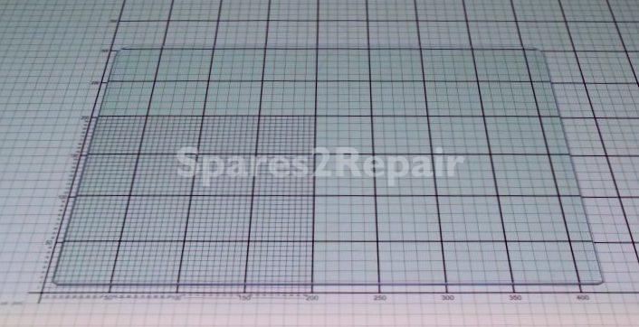 Stacking Tray - 1013787 Glass Shelf 410x300x3 [Amica]