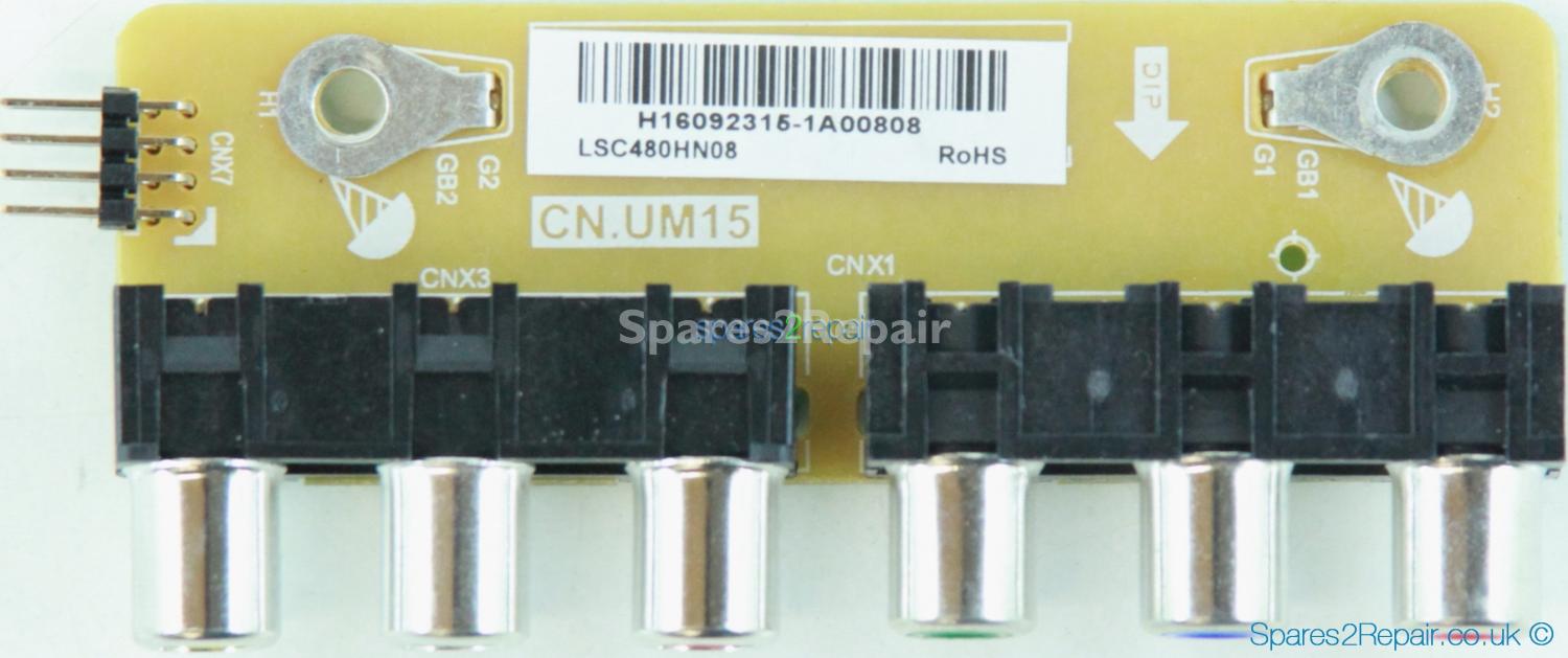 Blaupunkt 32/1330-WB-11B-EGDU-UK - Side AV - CN.UM15 - LSC480HN08 - H16092315