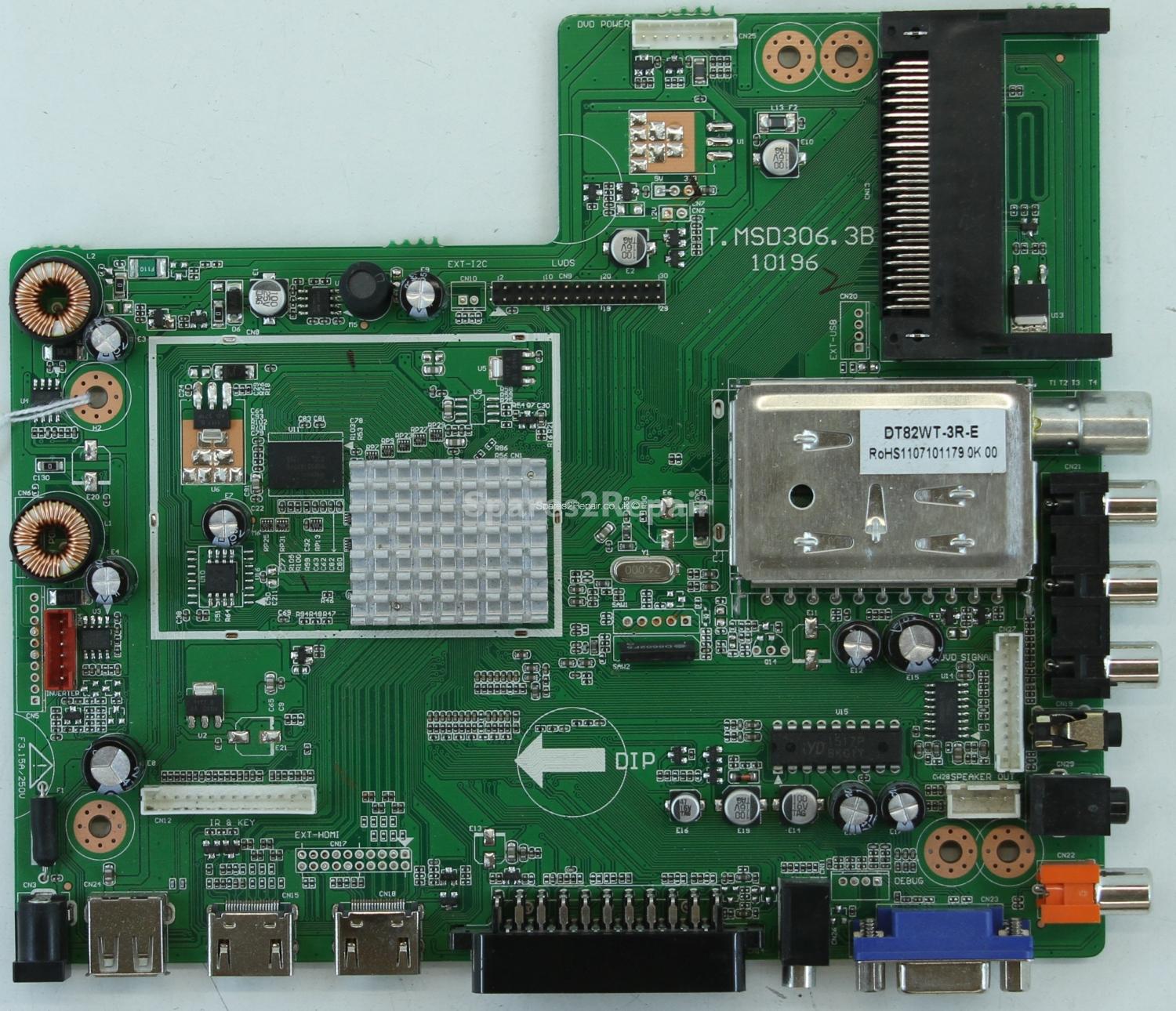 Bush BLED22FHDL8DVD - Main AV - T.MSD306.3B - 10196