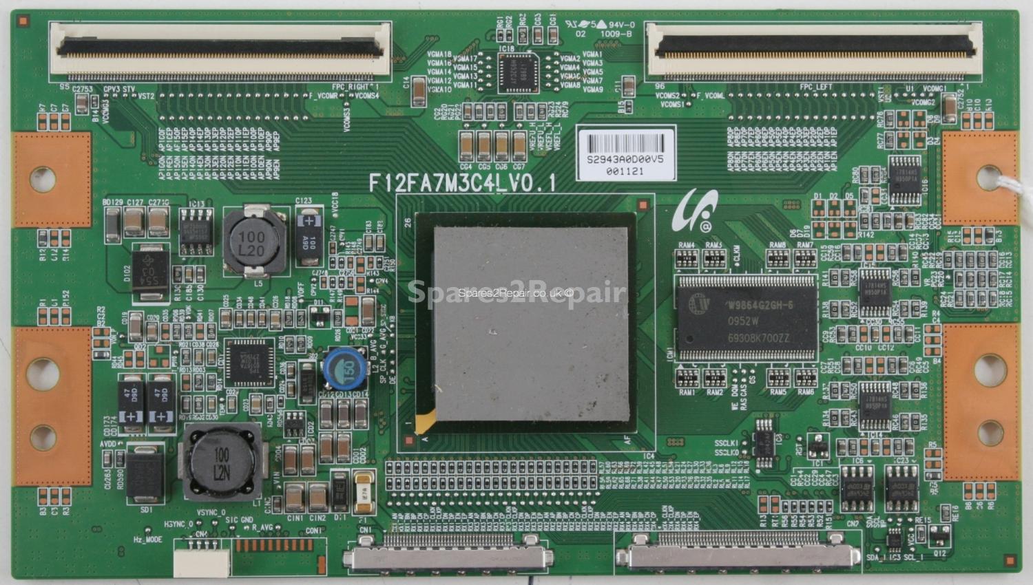 Bush LCD52F1080P - T-CON - F12FA7M3C4LV0.1 - LJ94-02943A