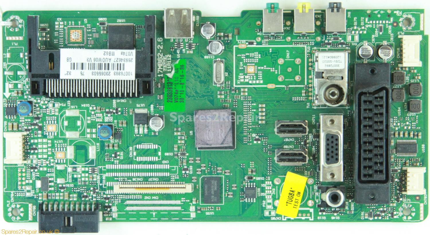 Bush LED32982HDT - Main AV - 23065503 - 17MB62-2.6 - 110112