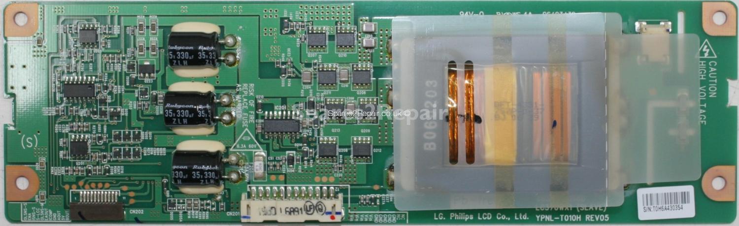 Bush IDLCD37TV25HD - Inverter - 6632L-0198D - YPNL-T010H REV05 - LC370WX1 (SLAVE)