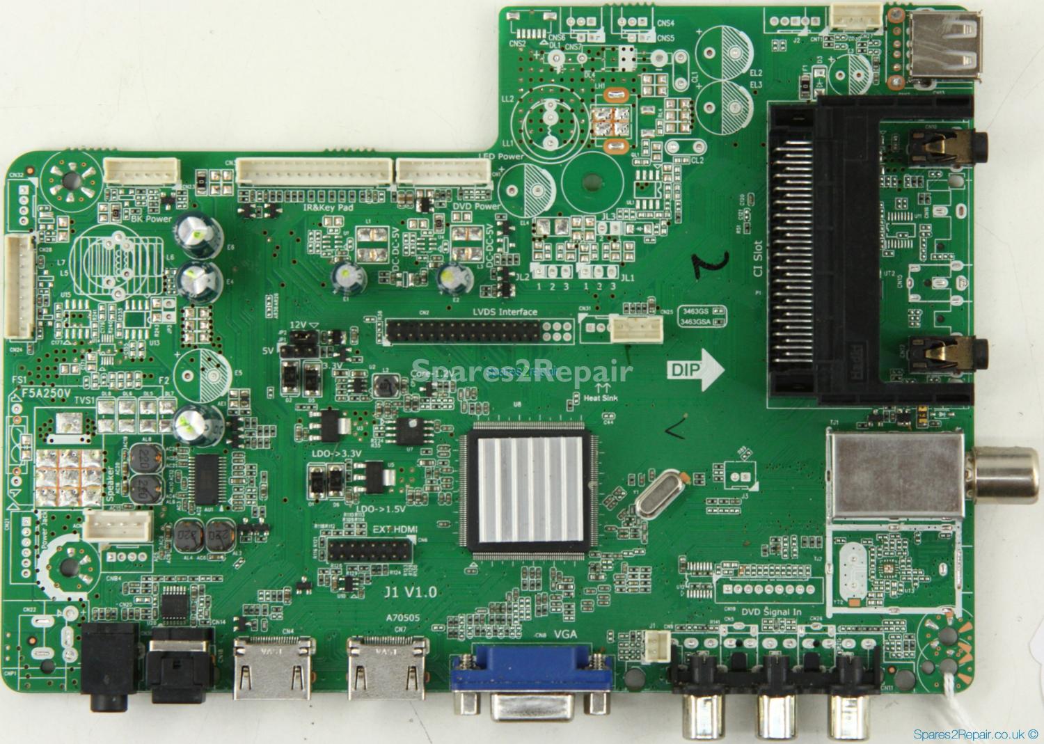 Cello C32ANSMT-V2 - Main AV - SQY05 17 - J1 V1.0 - AE0010791