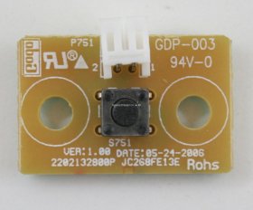 Hannspree JT01-32E2-000G - Button - JC268FE13E - 2202132800P - Ver 1.00