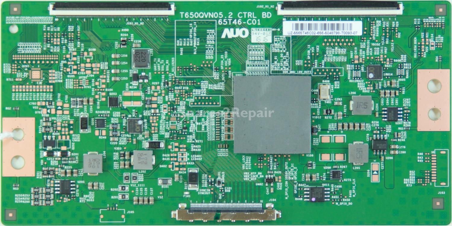 HiSense HE65K5510UWTS - T-Con - 55.65T46.C02 - 65T46-C01 - T650QVN05.2 CTRL BD