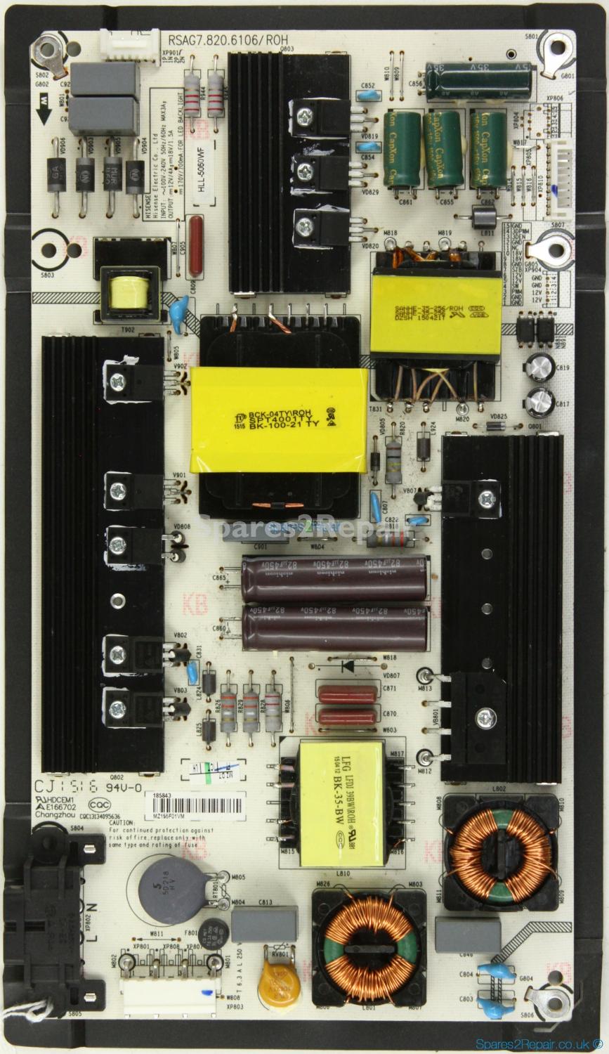 Hisense UB55EC591UWTSEU - Power Supply - 185843 - HLL-5060WF - RSAG7.820.6106/ROH