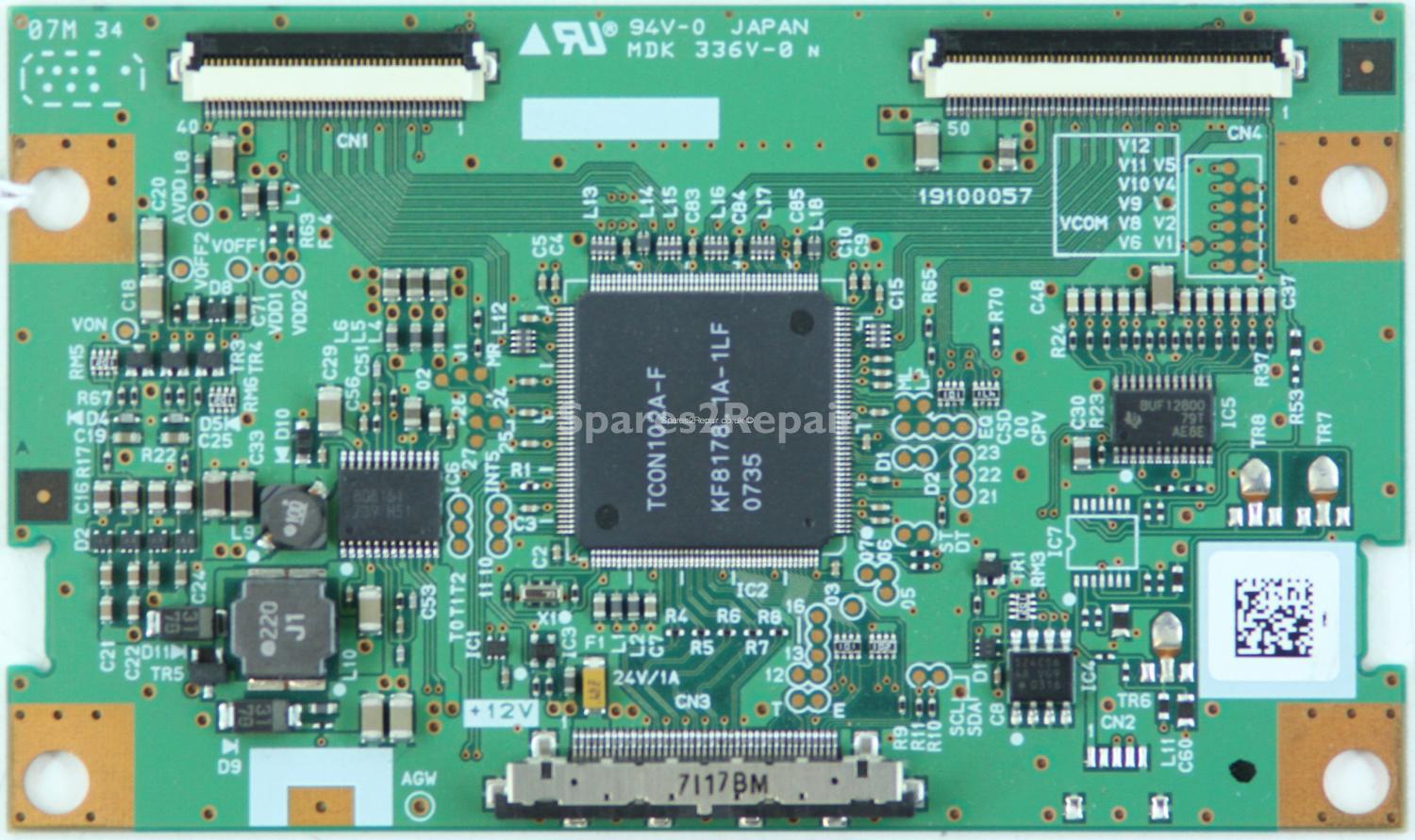 Hitachi 32LD8D20UB - LVDS - TCON102A-F - 19100057