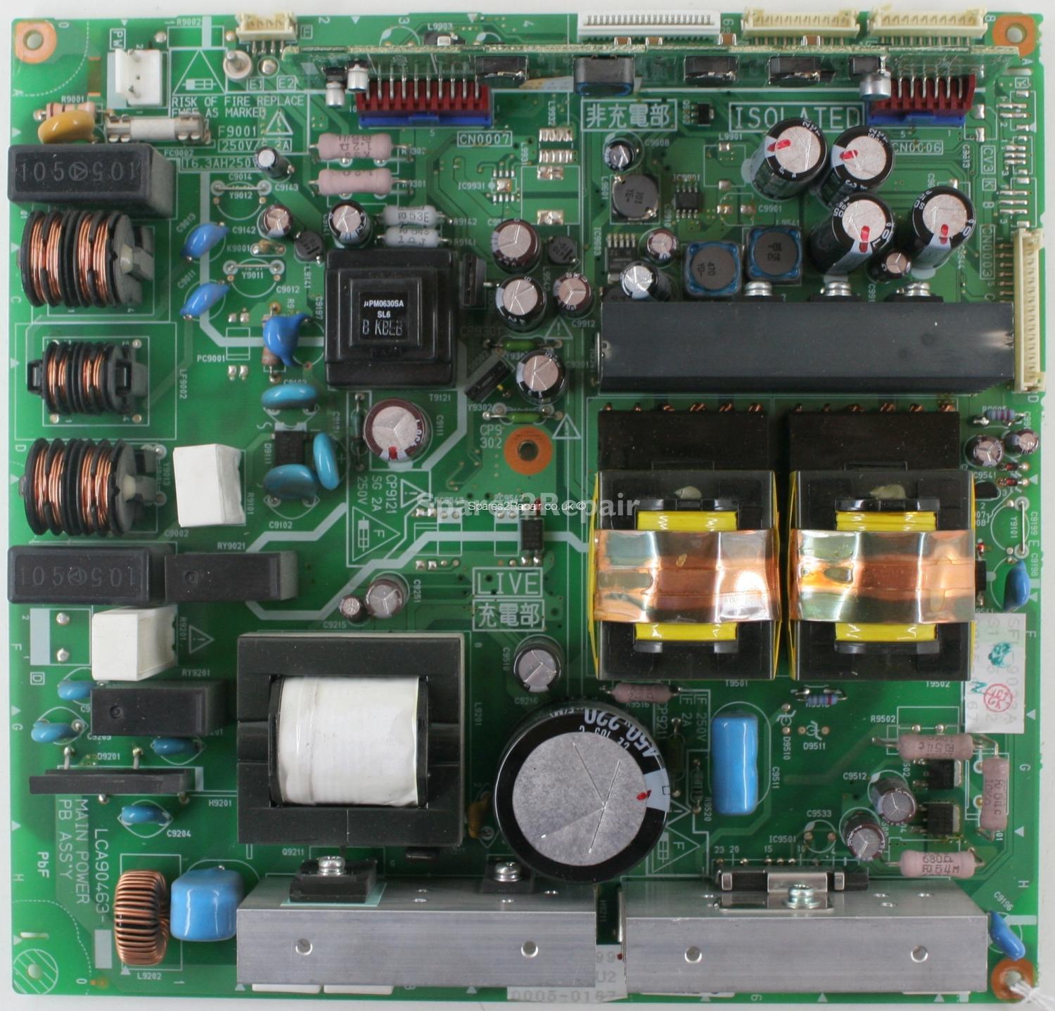 JVC LT-37DS6FJ - PSU - LCA90463 - LCB90463-002B - MAIN POWER PWB