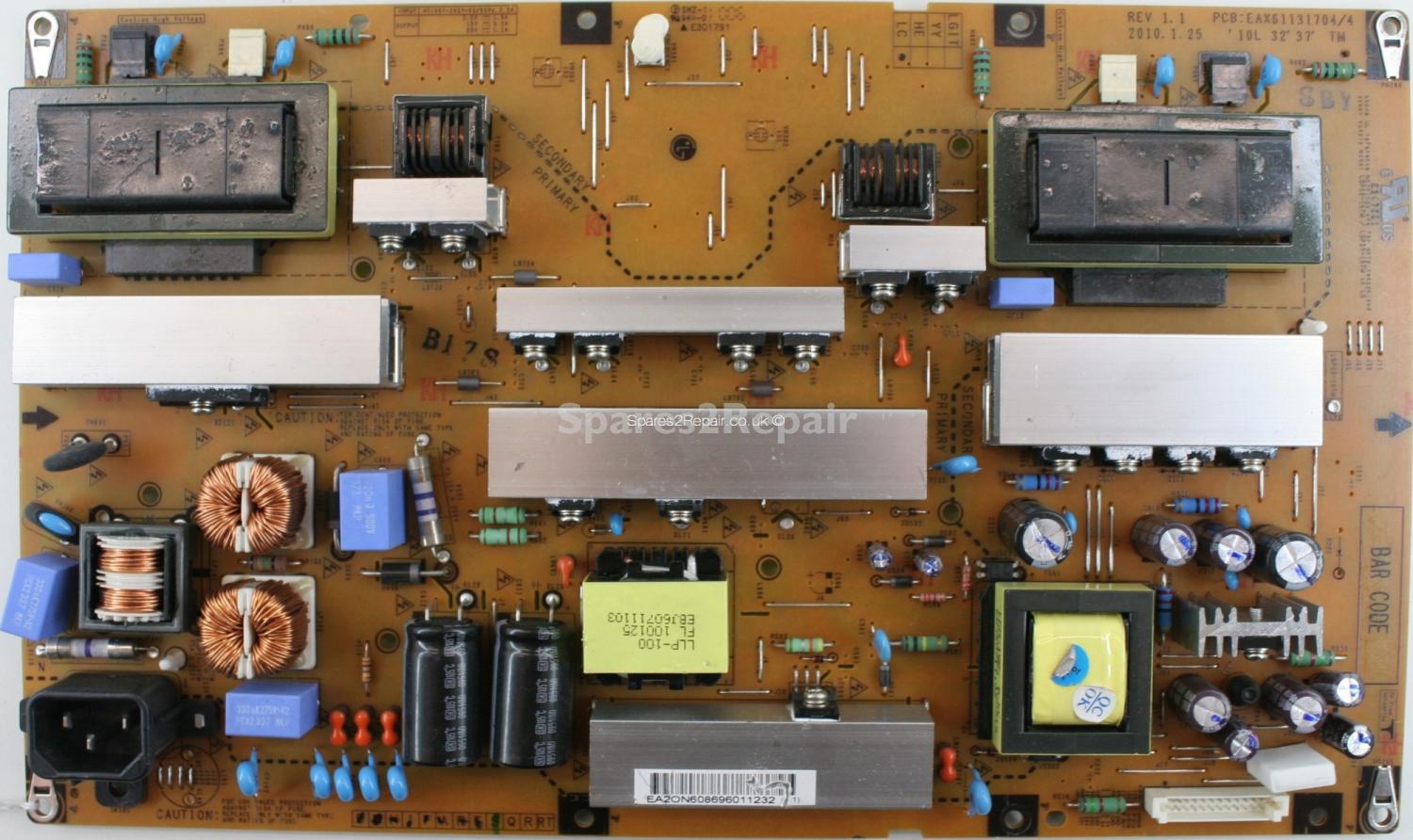 LG 32LD750 - Power Inverter - EAX61131704/4 - Rev 1.1 - EAY608696011 - LGP32-10TM