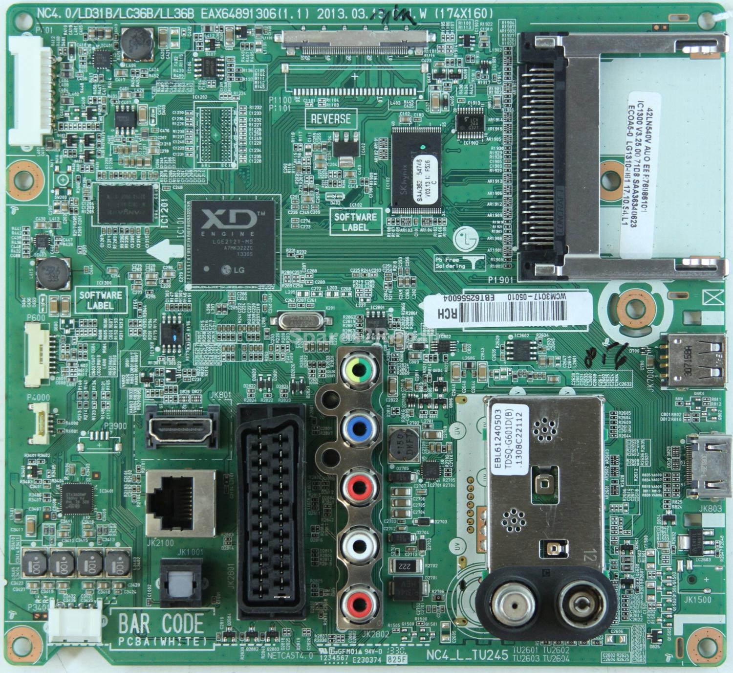 LG 42LN540V - Main AV - EBT62556004 - EBR76986101 - EAX64891306(1.1) - NC4_L_TU245 - NC4.0/LD31B/LC36B/LL36B