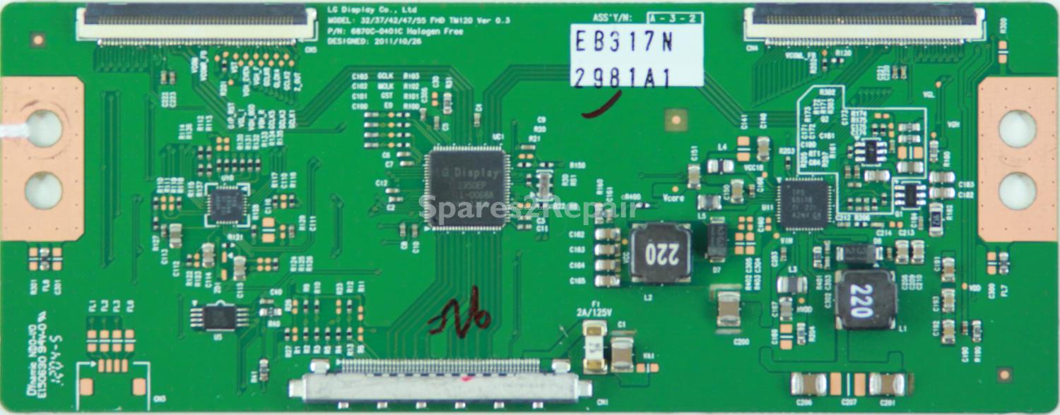 LG 42LS3400-UA - T-Con - 6871L-2981A - 6870C-0401C - 32/37/42/47/55 FHD Tm120 Ver 0.3