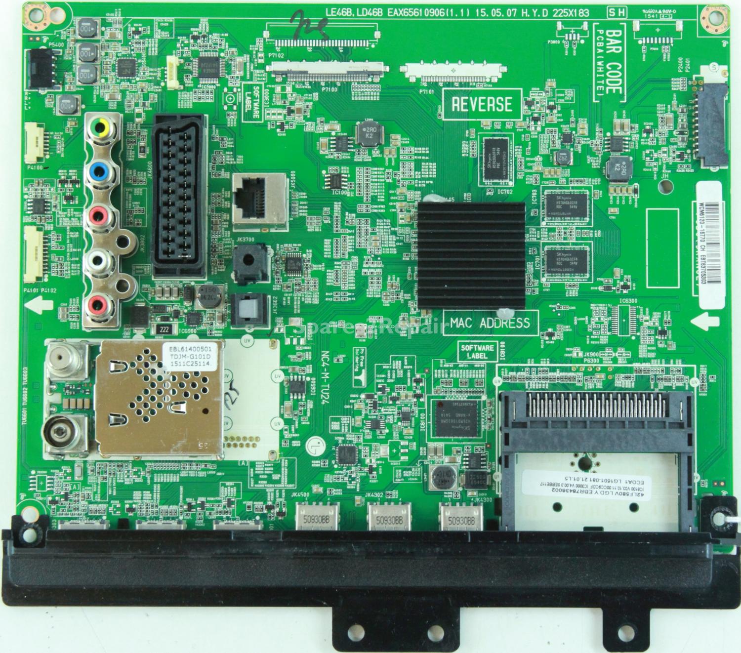 LG 42LF580V - Main AV - EBT63705303 - EBR78436002 - EAX65610906(1.1) - LE46B,LD46B - NC4-M-TU24