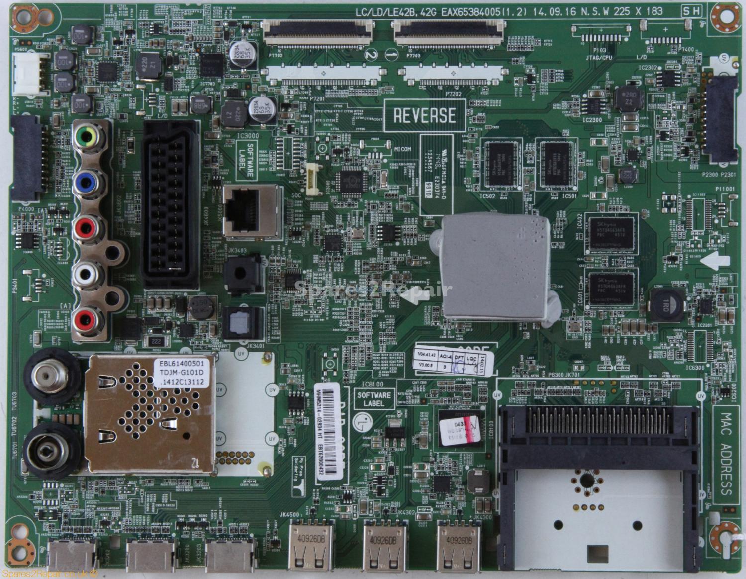 LG 42LB630V-ZA - Main AV - EBT62800432 - EAX65384005 (1.2) - LC/LD/LE42B. 42G