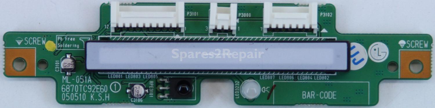 LG 32LX2R-ZE - IR - 6870TC92E60 - 050510 - ML-051A