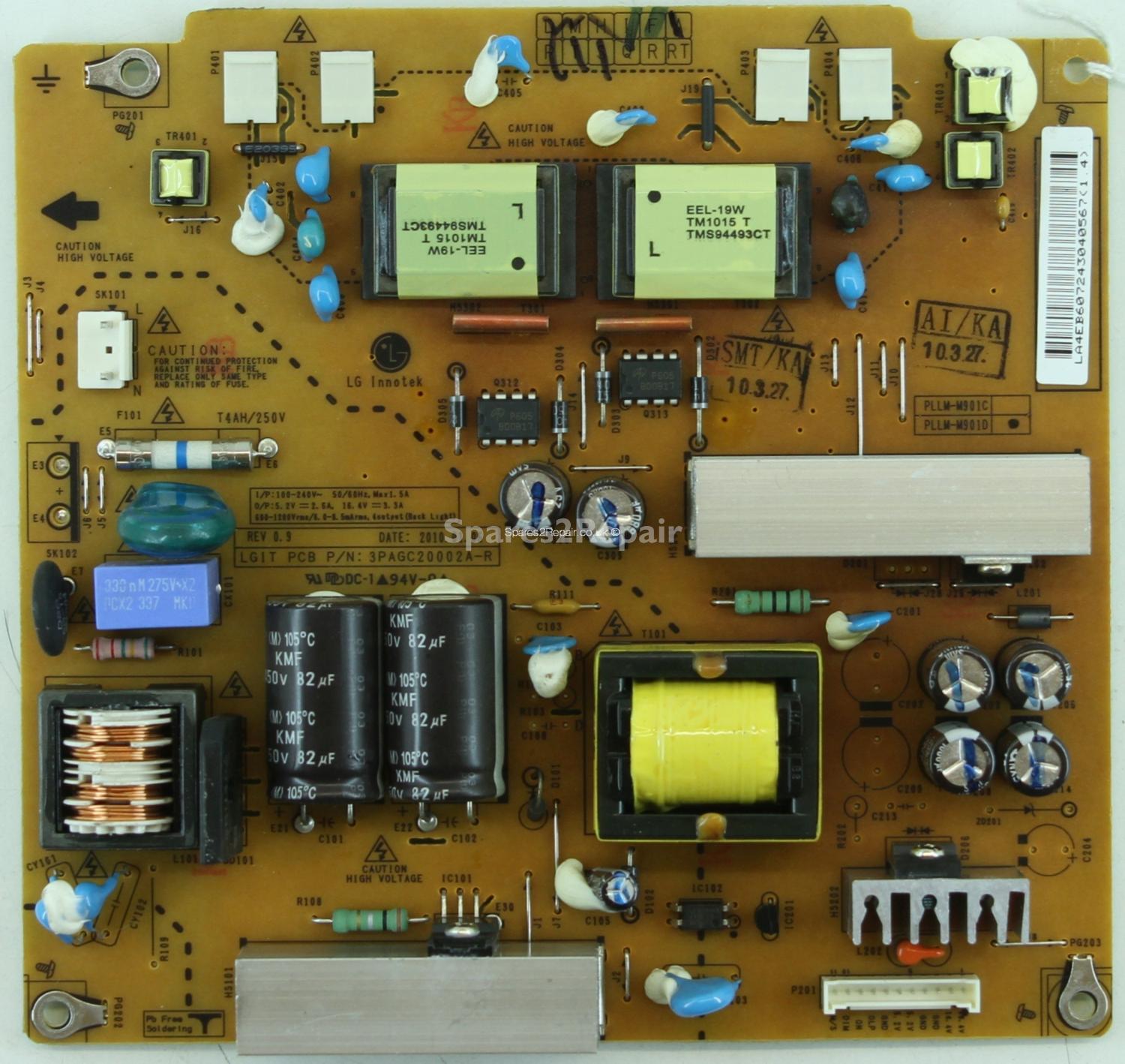 LG M2762DL - Power Inverter - 3PAGC20002A-R - REV 0.9 - PLLM-M901D