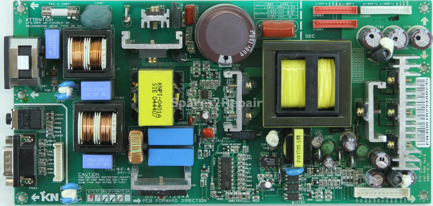 LG RZ-32LZ50 - PSU - 6871TPT294A - Rev.B - KNP-1800