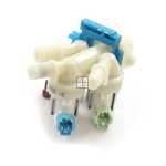 Compatible for AEG, Electrolux, John Lewis, Zanussi Multi-Model Fitting Washing Machine 3-Way Triple "Flowmeter" Cold Fill Water Solenoid Inlet Valve