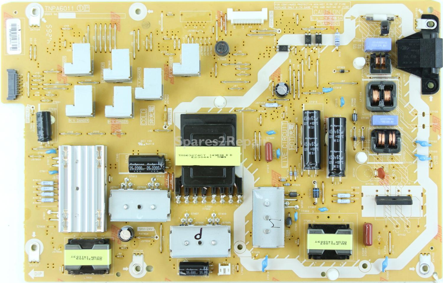 Panasonic TX-55AS650B - PSU - TXN/P1ZEUBZ DG - TNPA6011 1P
