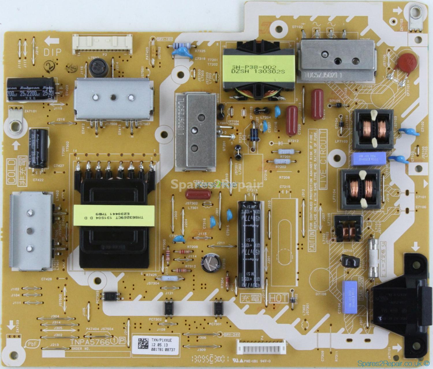 Panasonic TX-47DT65B - Power Supply - TNPA5766 1 P - TXN/P1XXUE