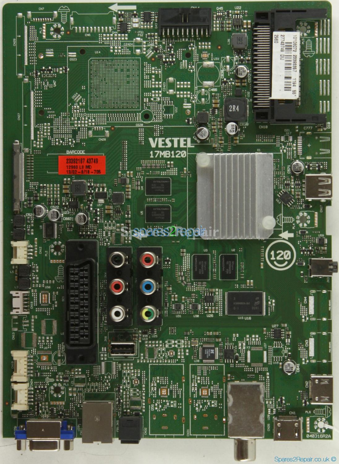Polaroid P55UP0117A - Main AV - 23398357 - 17MB120 - 040316R2A